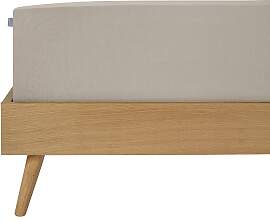 Spannbettlaken SCHIESSER "Elli", beige