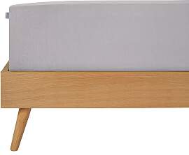 Spannbettlaken SCHIESSER "Elli", grau