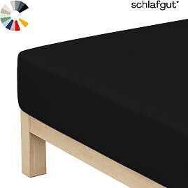 Spannbettlaken SCHLAFGUT "Basic Cotton