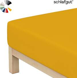 Spannbettlaken SCHLAFGUT "Basic Cotton