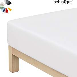 Spannbettlaken SCHLAFGUT "Basic Cotton