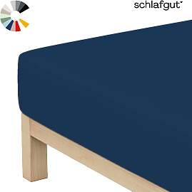 Spannbettlaken SCHLAFGUT "Basic Cotton