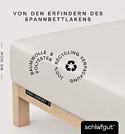 Spannbettlaken SCHLAFGUT "Cool Contact", 
