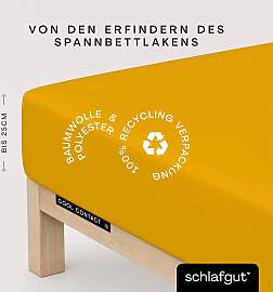 Spannbettlaken SCHLAFGUT "Cool Contact", 