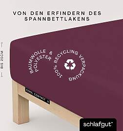 Spannbettlaken SCHLAFGUT "Cool Contact", 
