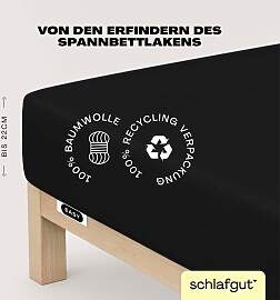 Spannbettlaken SCHLAFGUT "EASY JERSEY