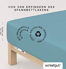Spannbettlaken SCHLAFGUT "PURE Bio-Baumwolle