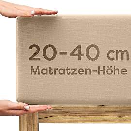 Spannbettlaken WOLKENFELD "Boxspringbett