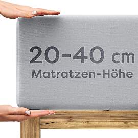 Spannbettlaken WOLKENFELD "Boxspringbett