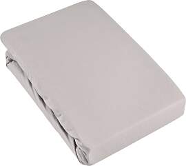 Spannbetttuch Basic Grau ca. 90-100x200cm