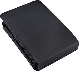 Spannbetttuch Basic Schwarz ca. 180-200x200cm