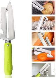 Spargelschäler, 2-in-1 Sparschäler,