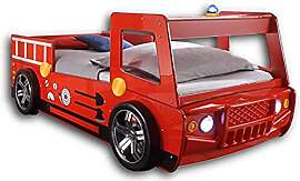 SPARK Feuerwehrbett mit LED-Beleuchtung 90 x 200