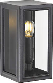 Spark Mini Wandleuchte Schwarz mit LED
