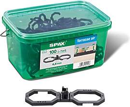 SPAX Air, zur besseren Belüftung, in Henkelbox