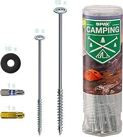 SPAX Zeltschrauben Camping-Komplettset, Universal