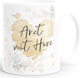 SpecialMe® Kaffee-Tasse [Wunschtext] mit Herz -