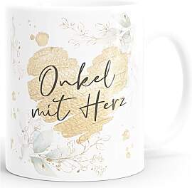 SpecialMe® Kaffee-Tasse [Wunschtext] mit Herz -