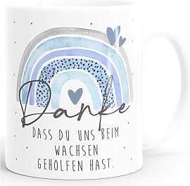 SpecialMe® Tasse Danke dass du uns beim Wachsen