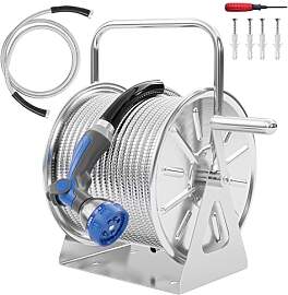 SPECILITE Schlauchtrommel Edelstahl mit 30 m