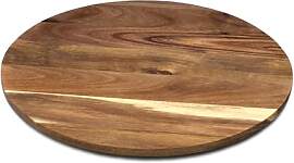 Spetebo Akazie Servierplatte drehbar - 35 cm -
