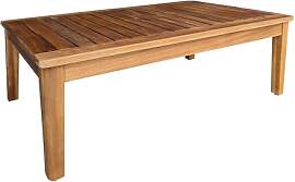 Spetebo Akazienholz Garten Couchtisch geölt - 80