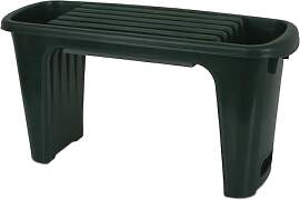 Spetebo Kunststoff Garten Kniebank grün - 60 x 30 