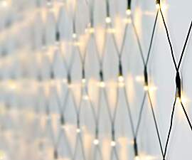 Spetebo LED Lichternetz 300 x 300 cm mit 240 LEDs