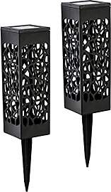 Spetebo LED Solar Schattenlampe - im 2er Set -
