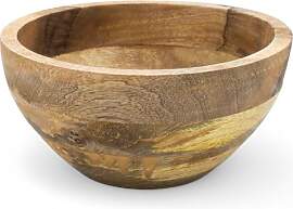 Spetebo Mango Deko Schale natur - 20 cm - Holz