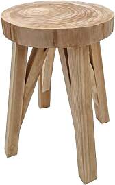Spetebo Massivholz Sitzhocker Belastbarkeit 120 kg 