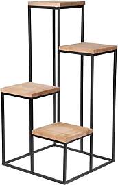 Spetebo Metall Blumentreppe mit 4 Ablagen - 67 x