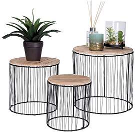 Spetebo Pflanzenständer 3er Set - Deko