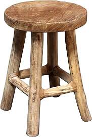 Spetebo Teak Blumenhocker 26 x 20 cm rund -