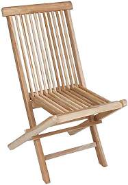 Spetebo Teak Klappstuhl Natur Exclusiv - 90 x 50