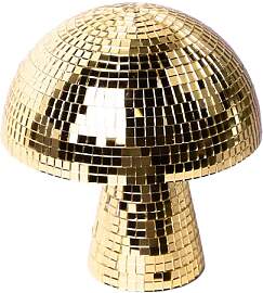 Spiegel-Glitzer-Pilz, Dekorative Disco-Kugel