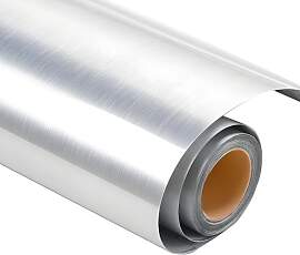 Spiegelfolie Selbstklebend Tapete, Silber