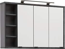 Spiegelschrank Camillo Anthrazit/Schwarz