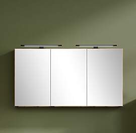 Spiegelschrank WELLTIME, braun (wotaneiche),