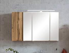 Spiegelschrank WELLTIME "Sölden", braun 