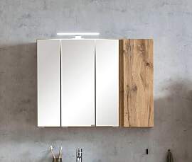 Spiegelschrank WELLTIME "Sölden", braun 