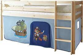 Spielbett Holz Malte ca. 90x200 cm Blau