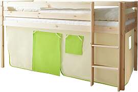 Spielbett Holz Malte ca. 90x200 cm Grün