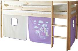 Spielbett Holz Malte ca. 90x200 cm Lila