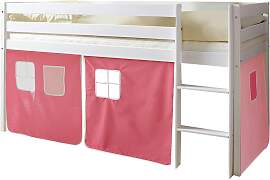 Spielbett Holz Malte ca. 90x200 cm Rosa