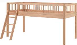 Spielbett VIPACK "Forrest halbhoch mit Leiter 