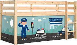 Spielbett VIPACK "Pino, Kiefer massiv, mit