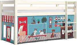 Spielbett VIPACK "Pino, Kiefer massiv, mit