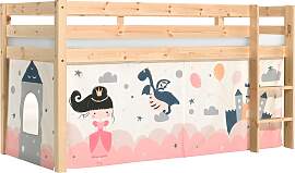 Spielbett VIPACK "Pino, Kiefer massiv, mit