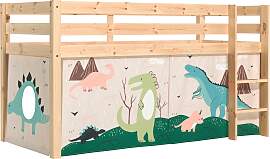 Spielbett VIPACK "Pino, Kiefer massiv, mit